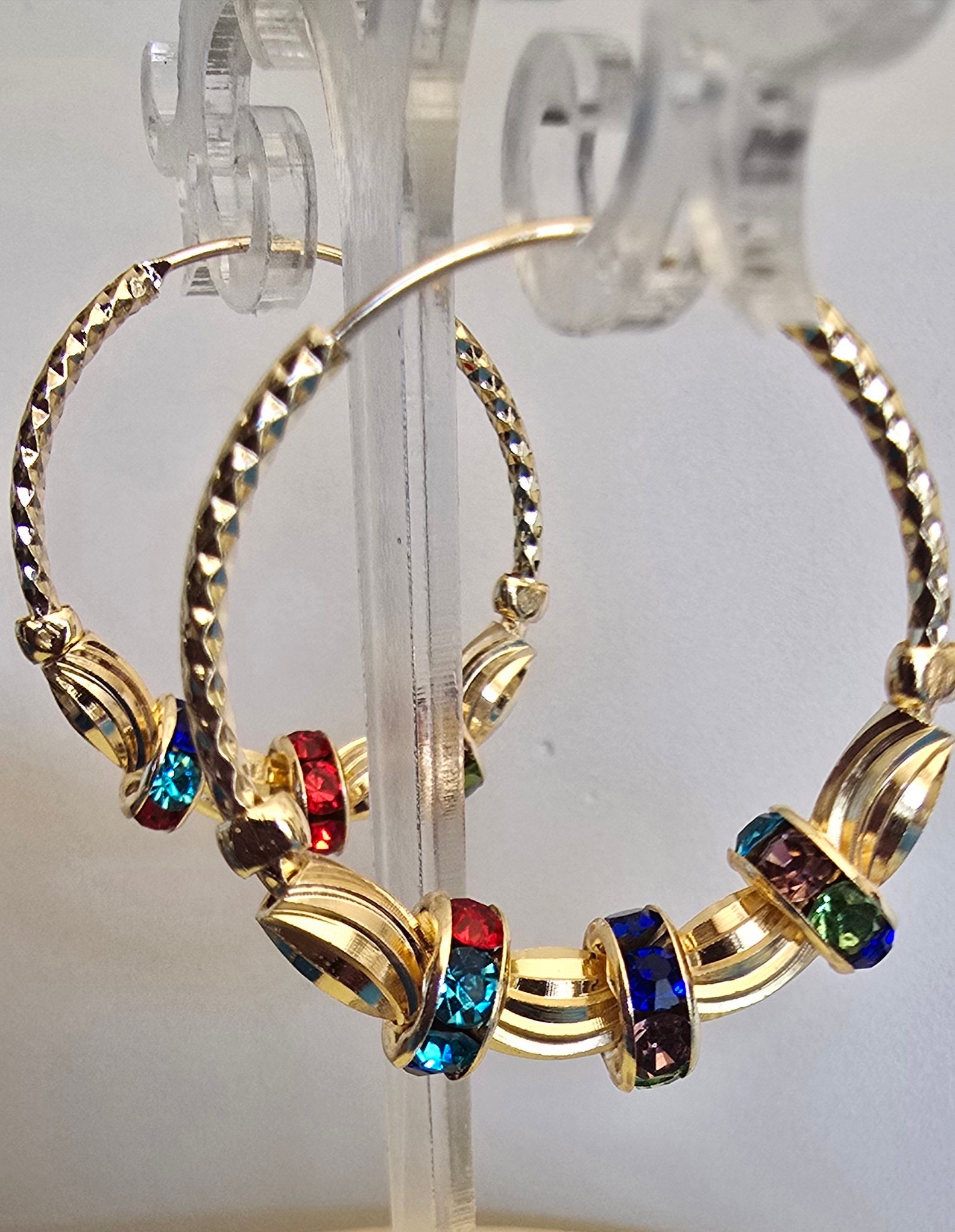 Rhinestone Drop Earrings