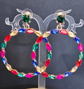 Rhinestone Drop Earrings
