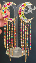 Rhinestone Drop Earrings